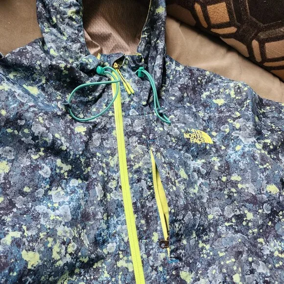 The North Face Alta Vista Rain Jacket DryVent Waterproof Printed Womens L - Picture 5 of 8